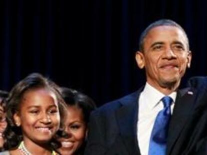 Barack Obama comparece en Chicago tras su victoria en las elecciones presidenciales
