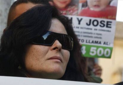 Ruth Ortiz, la madre de los niños desaparecidos el 8 de octumbre de 2011.