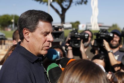 Juan Carlos Quer, saliendo de los juzgados de Majadahonda el pasado miércoles. 