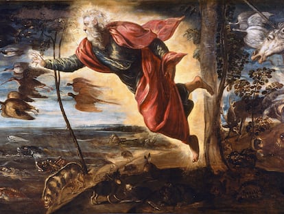 'La creación delos animales', de Tintoretto.