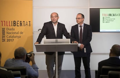 Jordi Turull y Lluís Guinó.