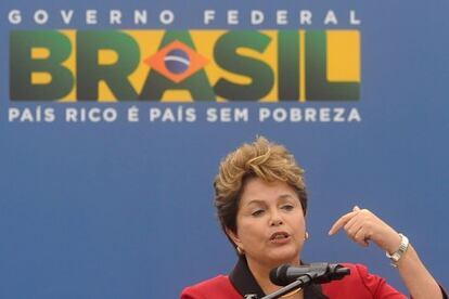 La presidenta brasileña, Dilma Rousseff.