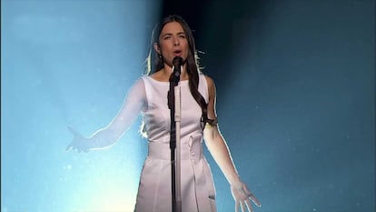 Blanca Paloma, durante una actuación del pasado Benidorm Fest.