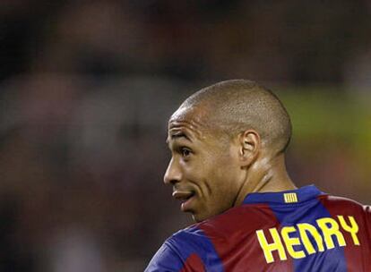 Thierry Henry, en un partido anterior
