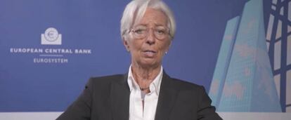 La presidenta del BCE, Christine Lagarde.