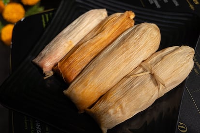 Tamales de diferentes sabores.