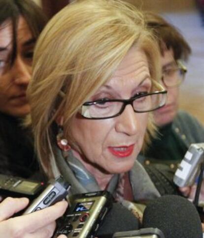 La portavoz de UPyD, Rosa Díez.