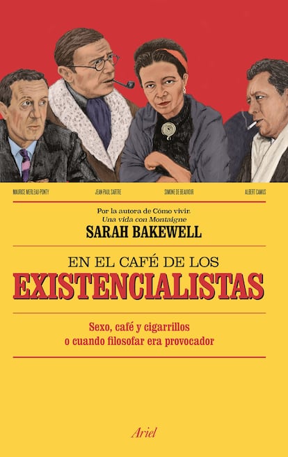 En el café de los existencialistas de Sarah Bakewell (Ariel)

Un libro para conocer todo un panorama de intelectuales con ideas que aún sobreviven y otras disparatadas, sus amores, amistades y enemistades. Todo eso es el ensayo En el café de los existencialistas: historias de jóvenes ansiosos por elaborar y vivir una libertad radical. Todo eso que fueron Jean-Paul Sartre, Simone de Beauvoir, Martin Heidegger, Albert Camus, Maurice Merleau-Ponty o Raymond Aron, y también Hannah Arendt, Simone Weil o Edith Stein, protagonistas de este libro. En realidad, Sarah Bakewell abarca mucho más que la filosofía existencialista que nació y se desarrolló acompañada de café (o de cócteles de albaricoque), nicotina, y jazz, como anuncia el título. Se trata de una relectura personal de la autora, llena de sus propias conclusiones e incluso enfados con los autores que tanto ha estudiado, pero alejada del academicismo de una monografía o una biografía. Eso no significa que cada afirmación no esté documentada en los apéndices con rigurosidad, simplemente lo que se propone (y logra) aquí es una invitación abierta a cualquiera, una conversión amplia con el existencialismo y todo aquel que influyó en una época llena de vitalidad. 

 