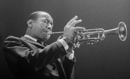El trompetista Lee Morgan, en Ámsterdam en 1959.