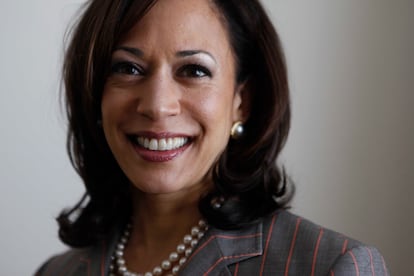 Kamala Harris, fiscal del distrito de San Francisco, posa para un retrato en su oficina del Salón de la Justicia en San Francisco, en 2009.