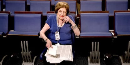 La periodista Helen Thomas.