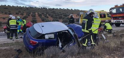 Estado en que ha quedado el otro vehículo del accidente.