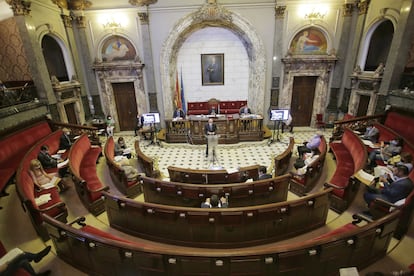 Pleno del Ayuntamiento de Valencia.