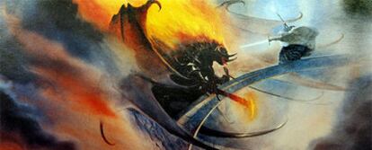 Diseños de John Howe para la película <i>El señor de los anillos</i>.