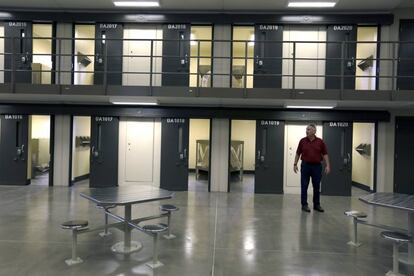 La unidad de vivienda en la cárcel de Phoenix en junio de 2018.