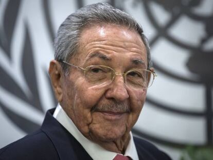 El presidente cubano, Raúl Castro, en Naciones Unidas
