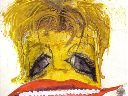 Caricatura de la baronesa Thyssen