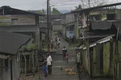 Imagen del poblado colombiano de Juradó.