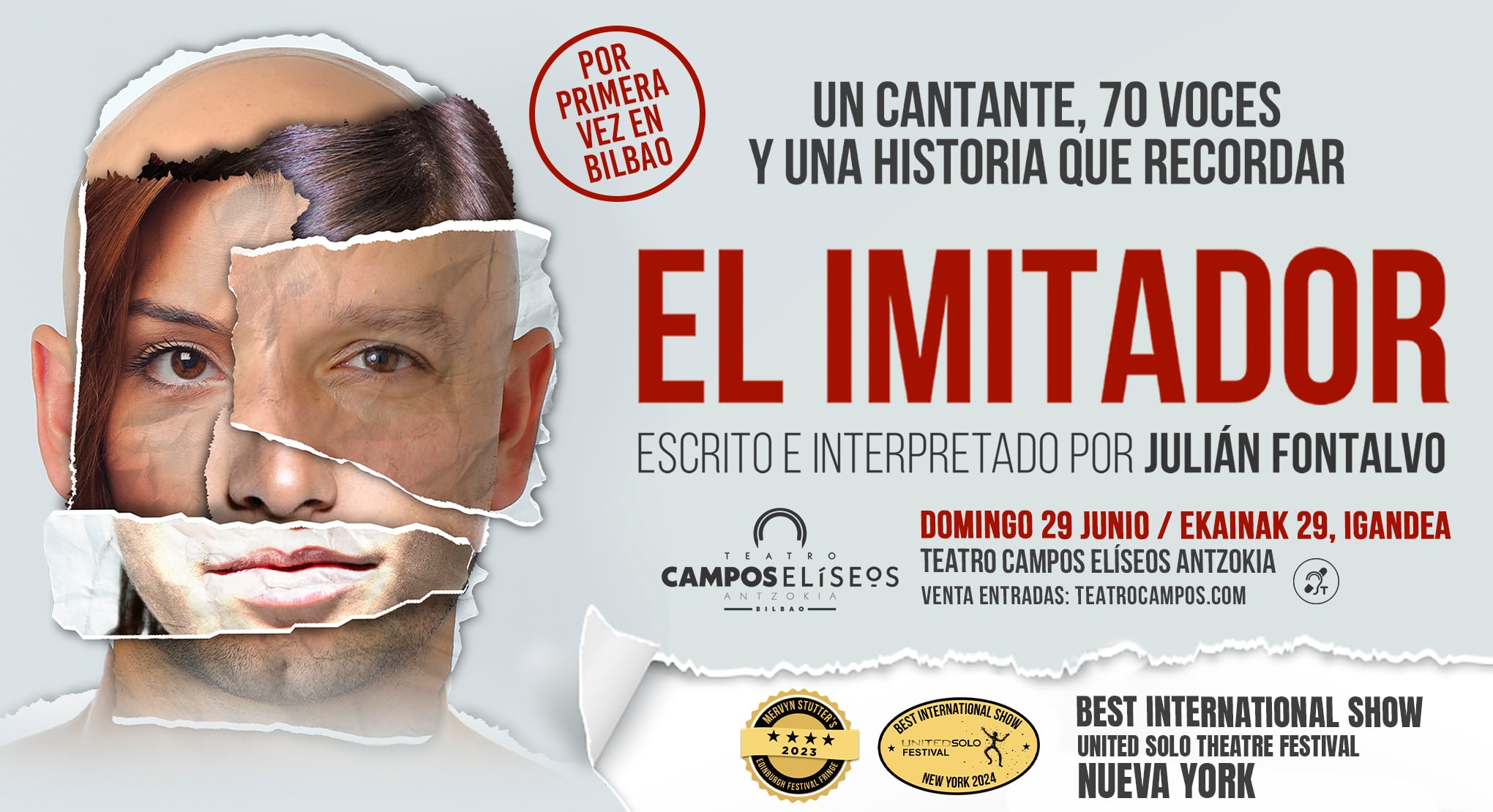 ‘El imitador’ por primera vez en Bilbao
