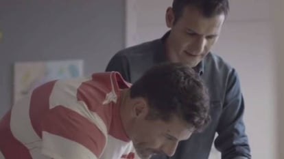 A frame from the El Corte Inglés ad.