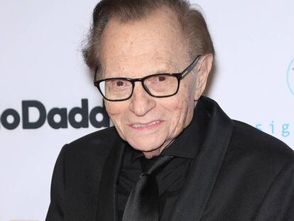 El periodista Larry King.