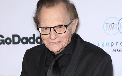 El periodista Larry King.