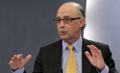 El ministro de Hacienda, Cristóbal Montoro.