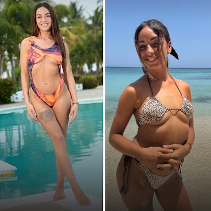 Anita Williams, antes y después de su paso por 'Supervivientes 2025'.