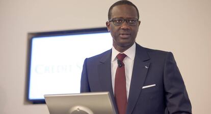 El consejero delegado de Credit Suisse, Tidjane Thiam.