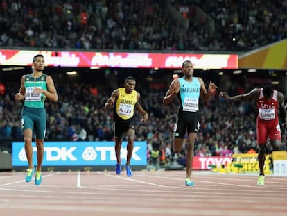 Van Niekerk gana los 400m.