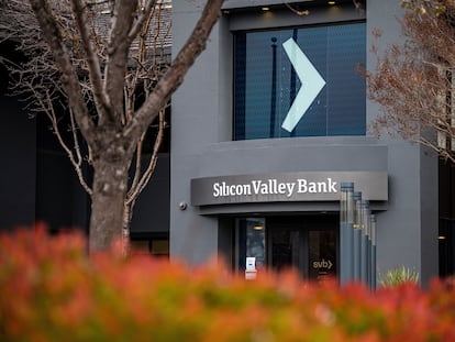 Las oficinas de Silicon Valley Bank en Santa Clara, California.