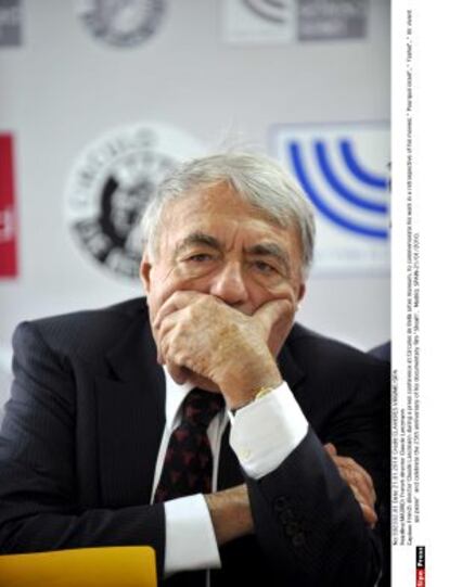 El director de cine Claude Lanzmann.