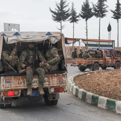 Syrian rebels advanced towards Damascus, this Saturday in the province of Homs.