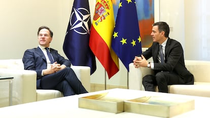Rutte y Sánchez, el 27 de enero en Moncloa.