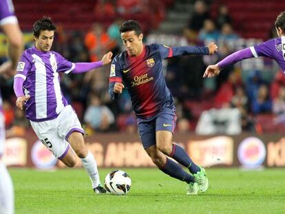 Thiago, ante el Valladolid