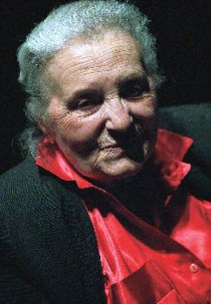 Lise London, ayer en Madrid.