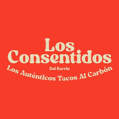 Logo de la taquería 'Los Consentidos del Barrio: los auténticos tacos al carbón'-