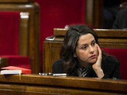 Inés Arrimadas, aquest dijous al Parlament.