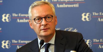 El ministro de Finanzas, Bruno Le Maire.