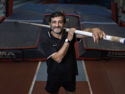 Javier Garc&iacute;a Chico, en el centro de entrenamiento Los Pajaritos, en Soria.