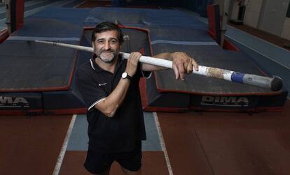 Javier García Chico, en el centro de entrenamiento Los Pajaritos, en Soria.