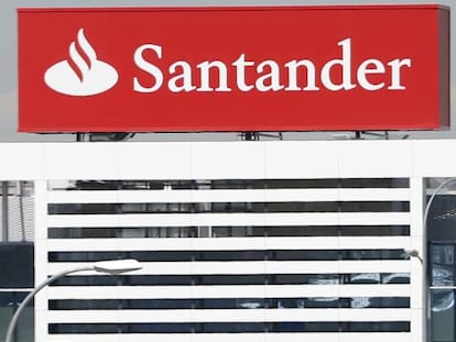 Imagen de la sede de Bancos Santander.