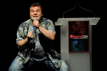 Jack Black, en la presentación del CinemaCon de Las Vegas.