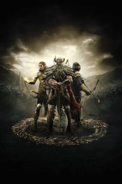 Póster del videojuego 'The elder scrolls online'.