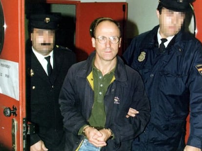 El ex etarra José Luis Álvarez en 1999 tras llegar a España desde una cárcel francesa