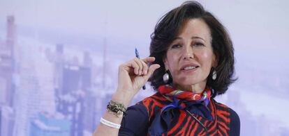 Ana Botín, presidenta de Santander, en una imagen de archivo.