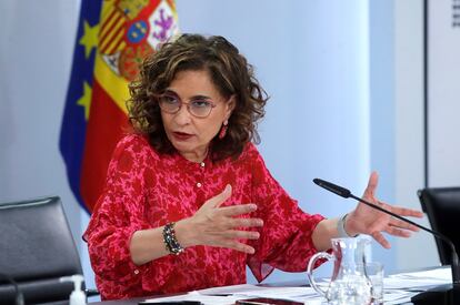 La ministra de Hacienda y portavoz del Gobierno, María Jesús Montero.