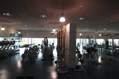 Gimnasio de la residencia.