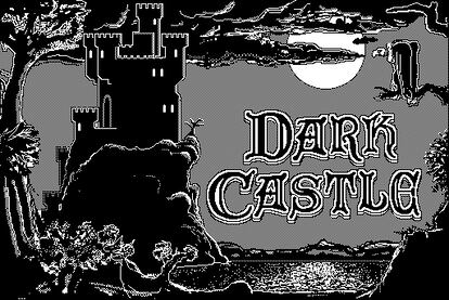 Pantalla de Dark Castle, uno de los videojuegos más exitosos desarrollados en Silicon Beach Valley