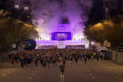 Salida de la San Silvestre de Vallecas.